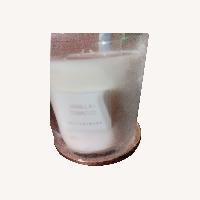 Vintage/Antique White Glass Candle