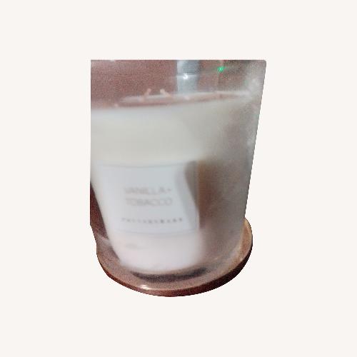 Used Vintage/Antique White Glass Candle for sale on AptDeco