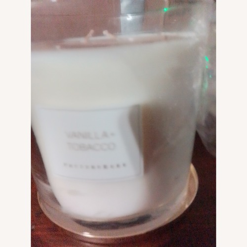 Used Vintage/Antique White Glass Candle for sale on AptDeco