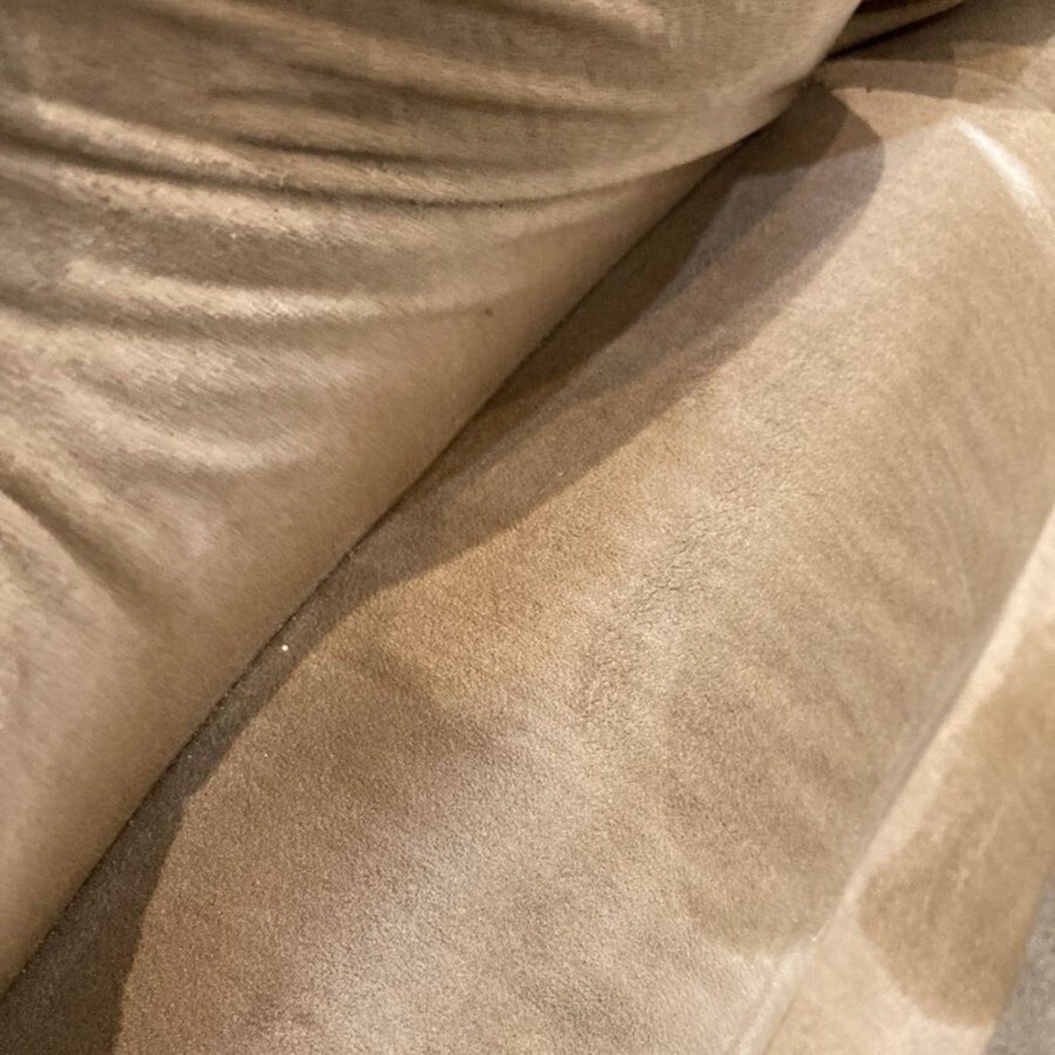 3-Seat Soft Microfiber Sofa Tan - image-9