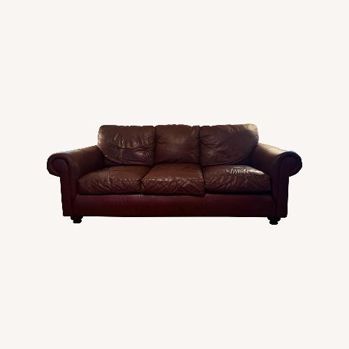 Used Vintage Leather Sofa for sale on AptDeco