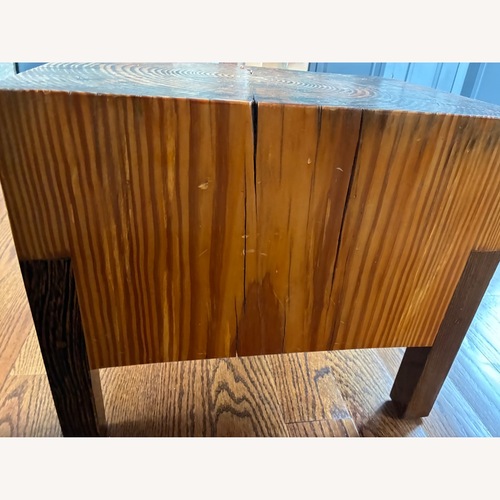 Used Natural Wood Side Table for sale on AptDeco