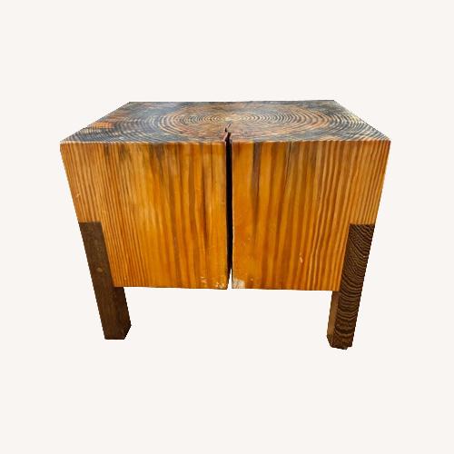 Used Natural Wood Side Table for sale on AptDeco