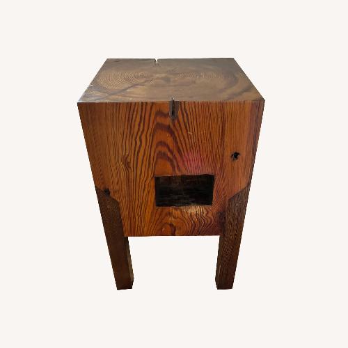 Used Vintage/Antique Finds Natural Wood Side Table for sale on AptDeco