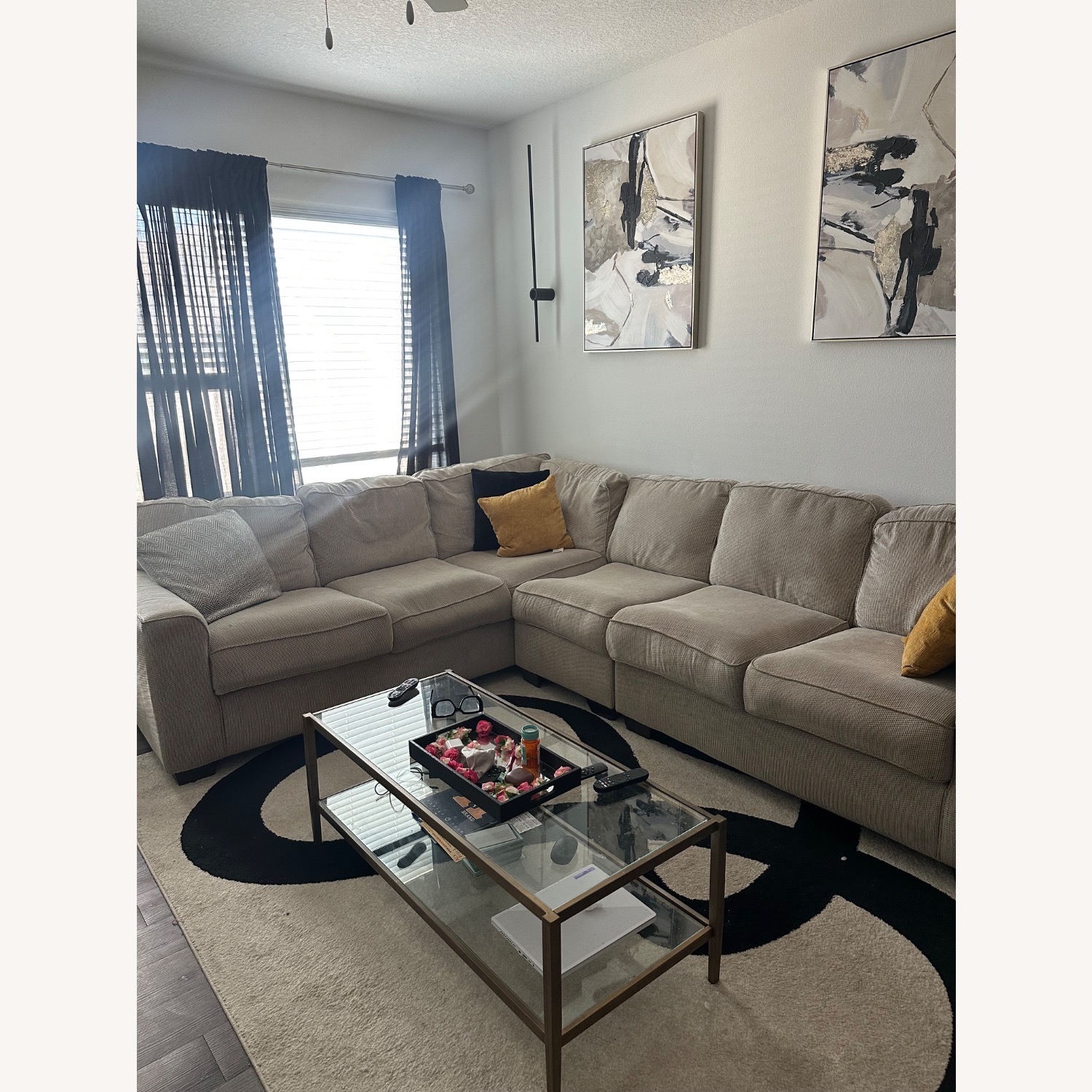 Ashley Furniture Beige Sectional  - image-1