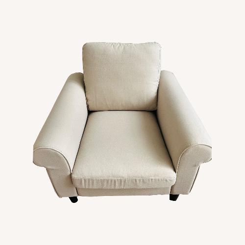 Used IKEA Gammalbyn Beige Armchair for sale on AptDeco