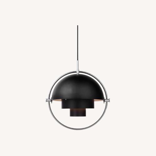 Used Gubi Black Metal Ceiling Pendant for sale on AptDeco