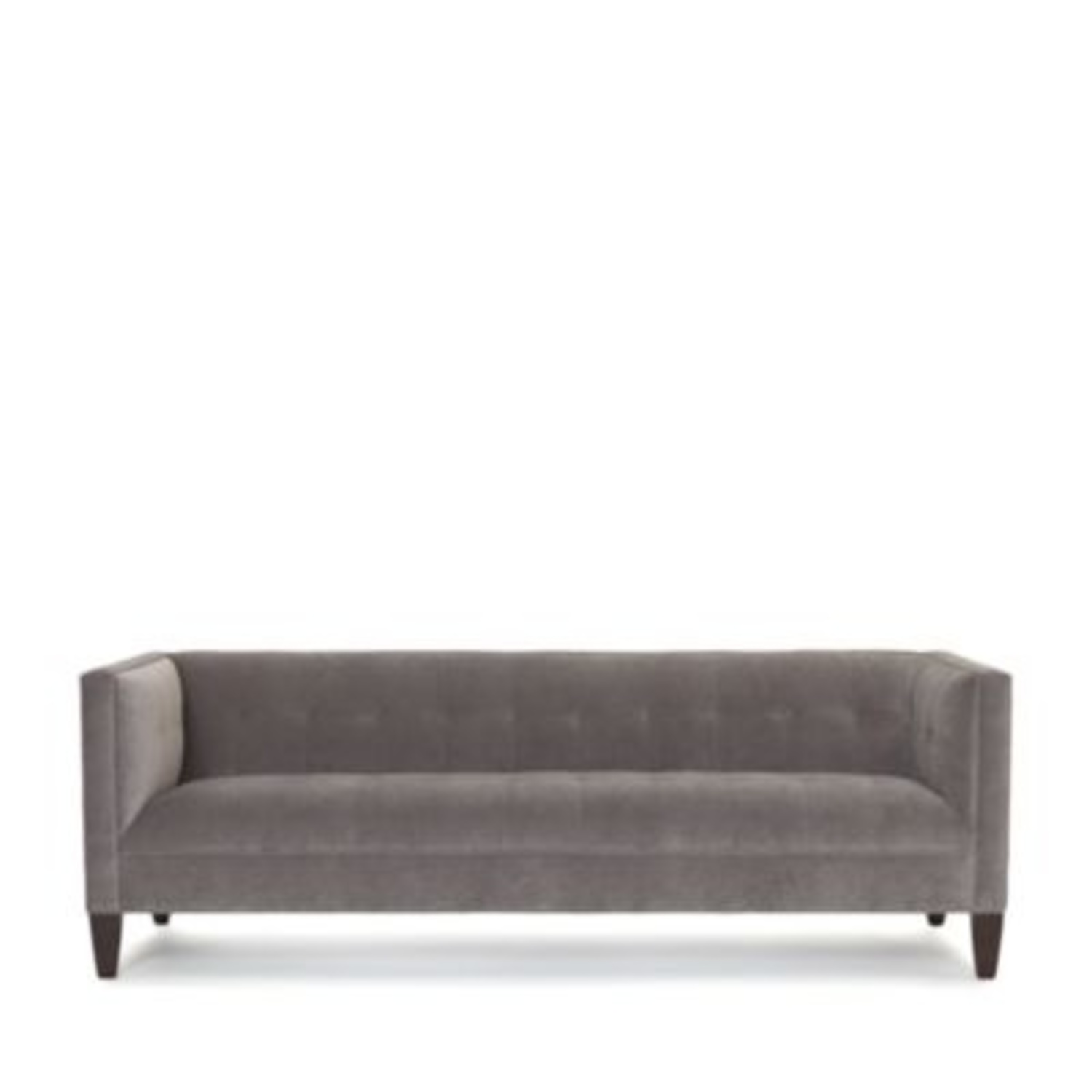 Michell Gold + Bob William Blue Fabric 3+ Seater Sofa - image-0