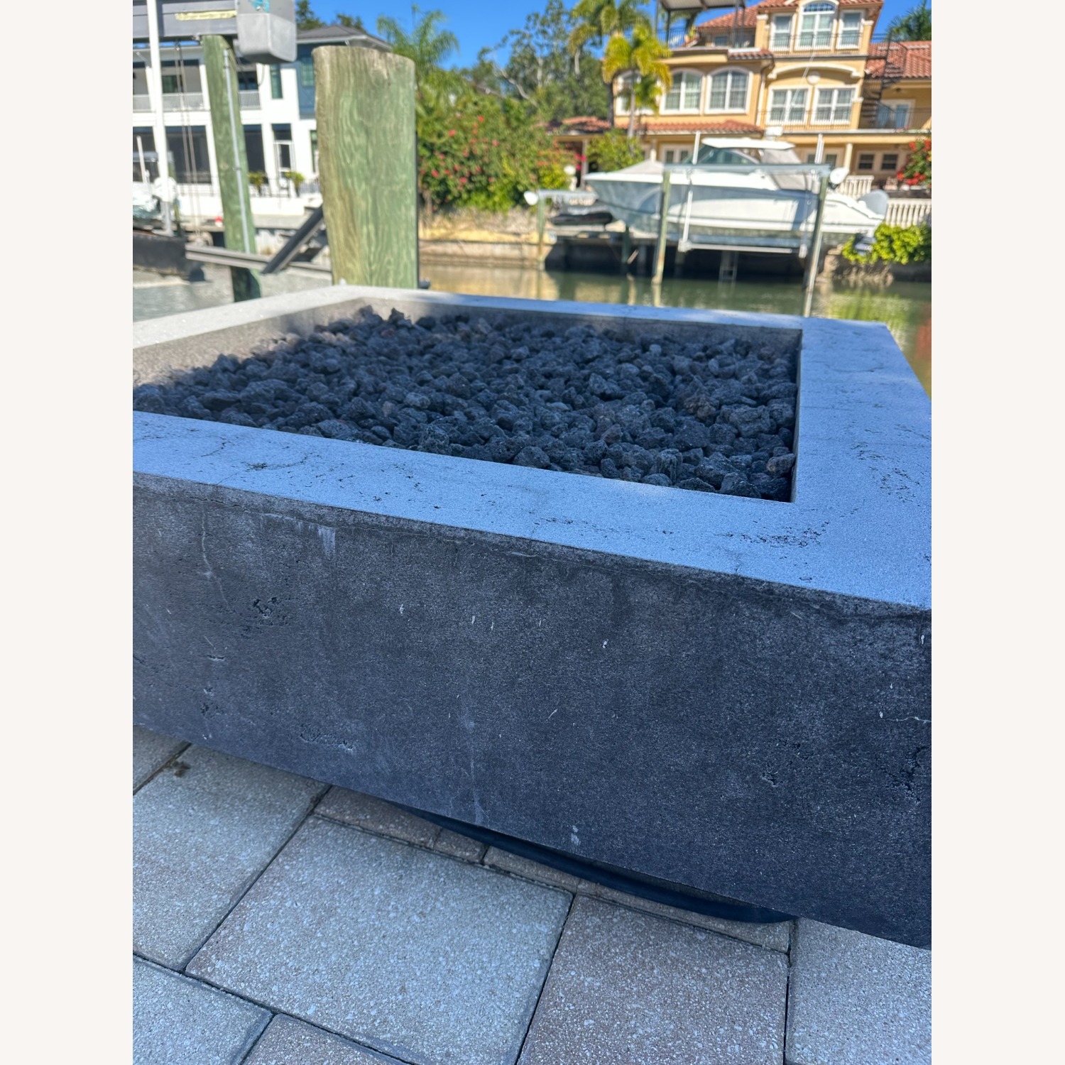 Restoration Hardware Square Fire Table - image-2