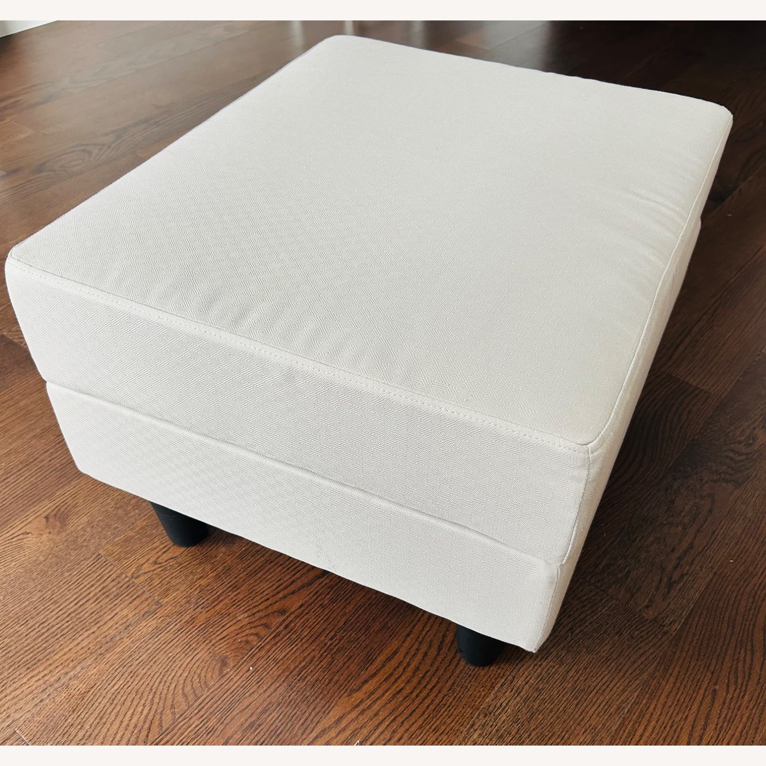 IKEA Strandmon Beige Ottoman - image-3