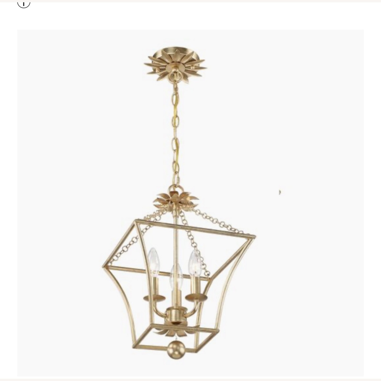 One King's Lane Broche Ceiling Lamp - image-3