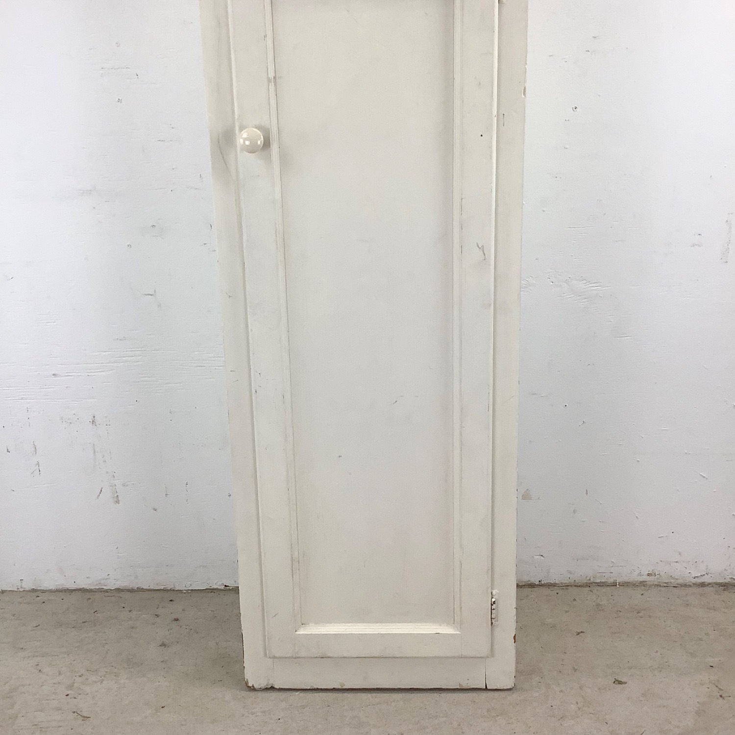 Antique White Storage Cabinet Bonnetiere - image-7