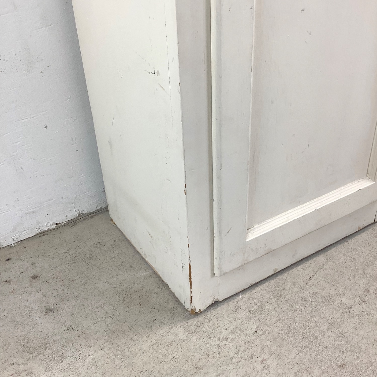 Antique White Storage Cabinet Bonnetiere - image-11