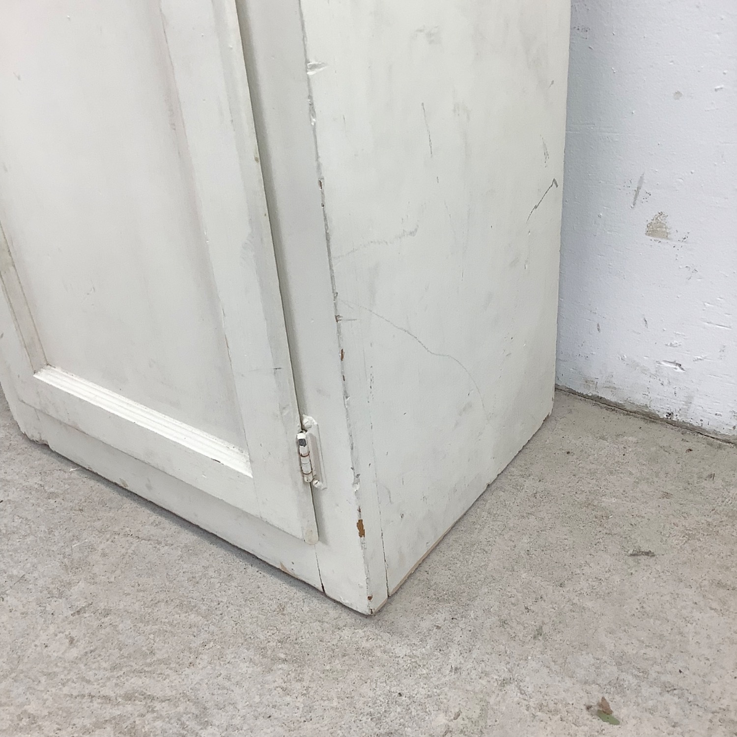 Antique White Storage Cabinet Bonnetiere - image-17