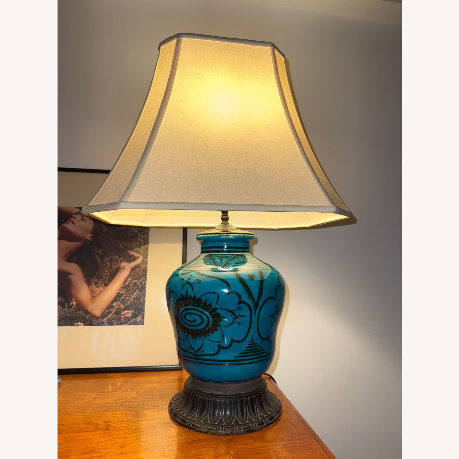 Moroccan Safi Pottery Vase - image-3