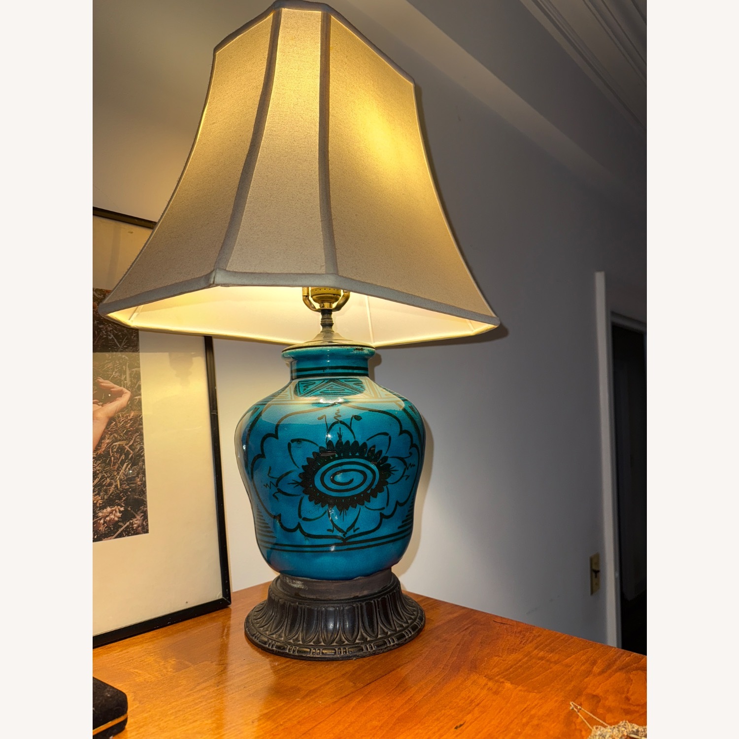 Moroccan Safi Pottery Vase - image-2