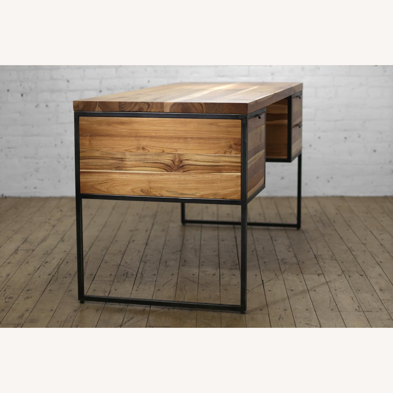 Teak Executive Desk - image-3
