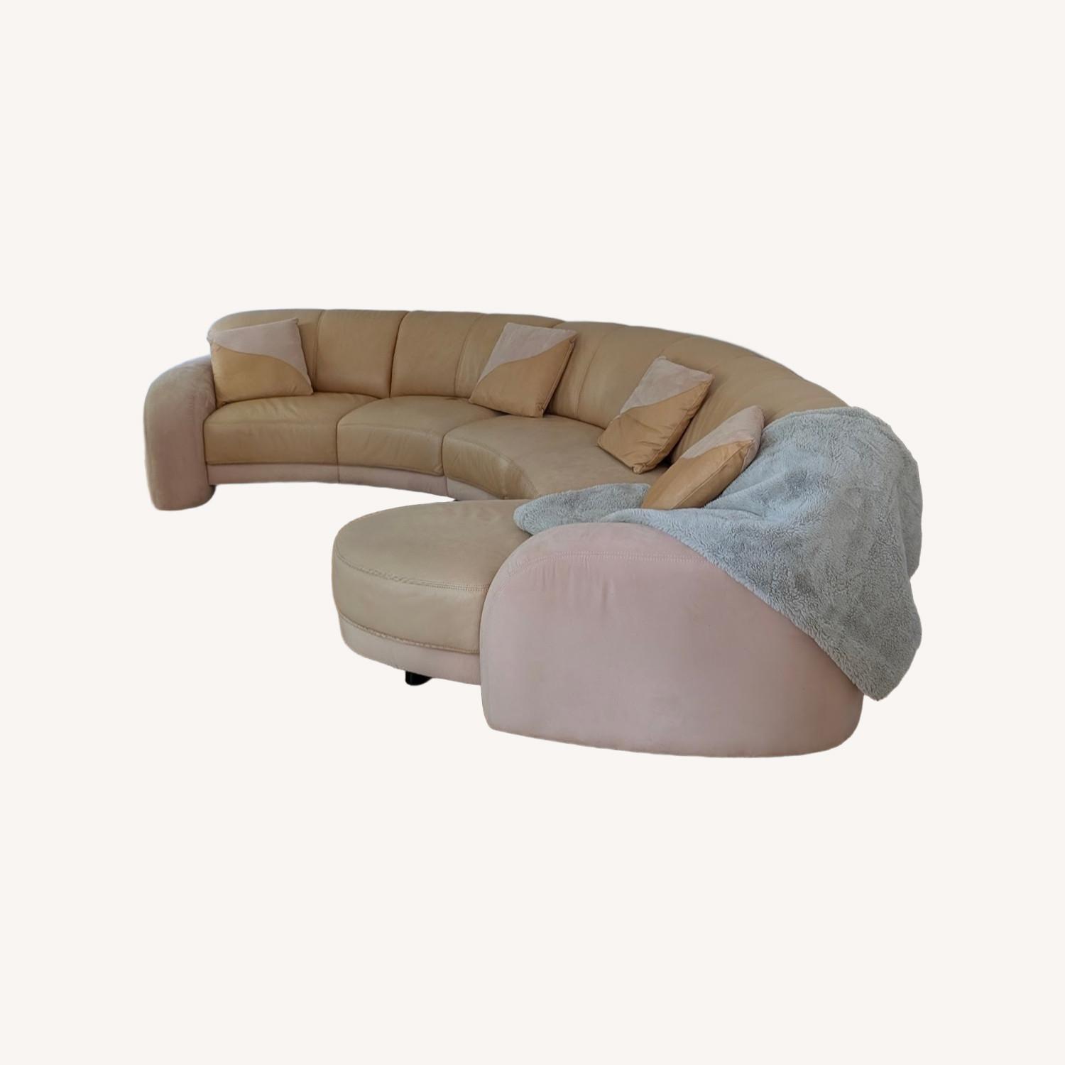 W. Schilling German Custom Vintage Beige Sectional - image-3