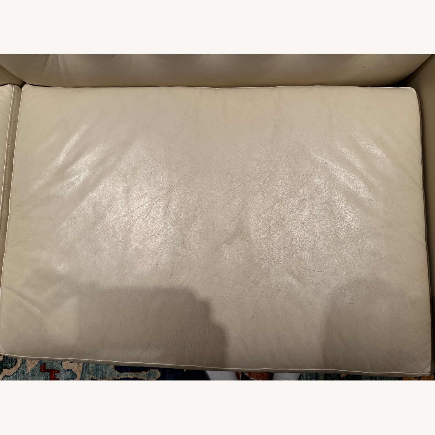 Room & Board Wells Cape Cream Leather Sofa - image-3