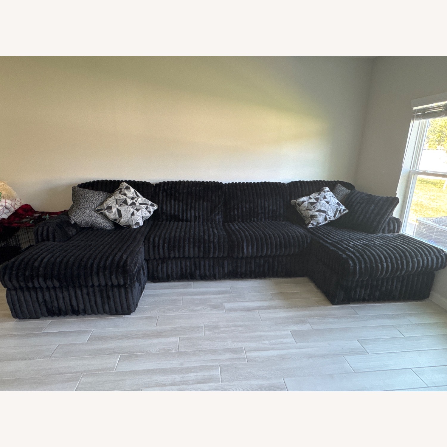 Ashley Furniture Midnight-Madness 3-Piece Sectional with Chaise - image-2