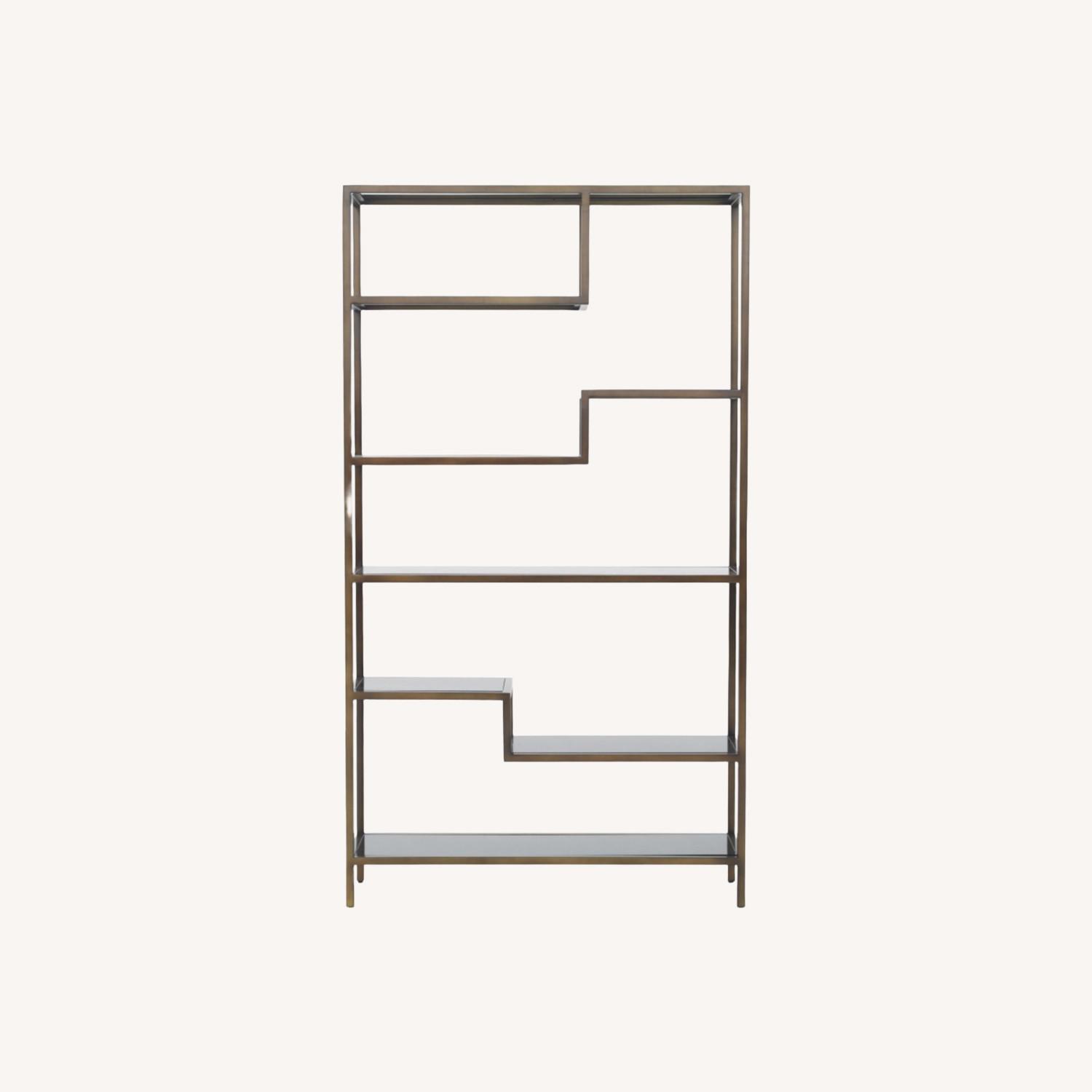 Mitchell Gold + Bob Williams Filmore Bronze Bookcase - image-0