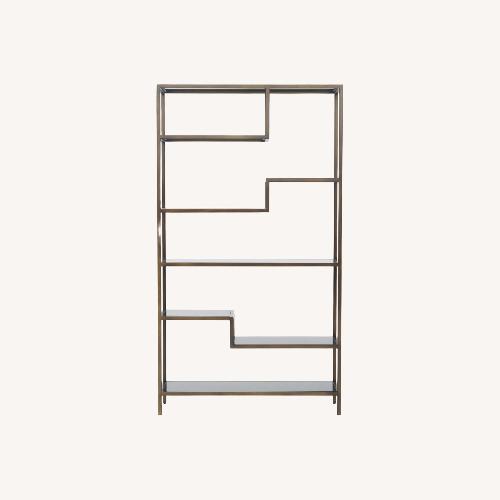 Used Mitchell Gold + Bob Williams Filmore Bronze Bookcase for sale on AptDeco