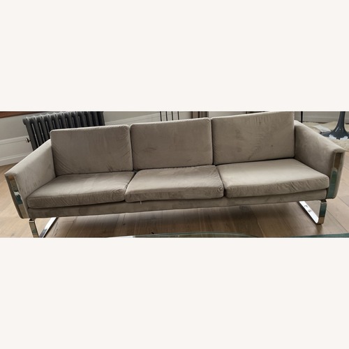 Used Hans Wegner White Leather 3+ Seater Sofa for sale on AptDeco