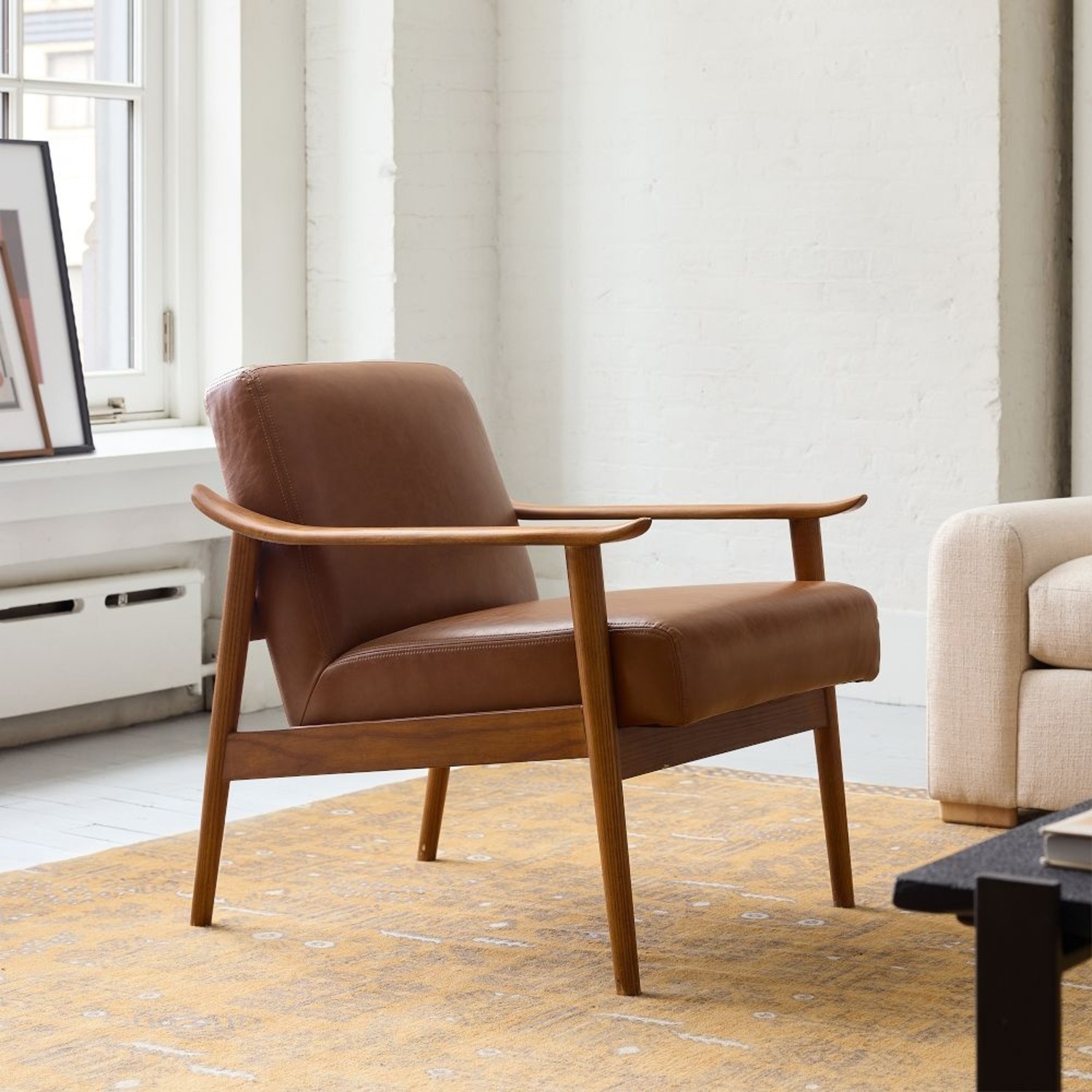West Elm Mid Century Show Wood Chair - image-5