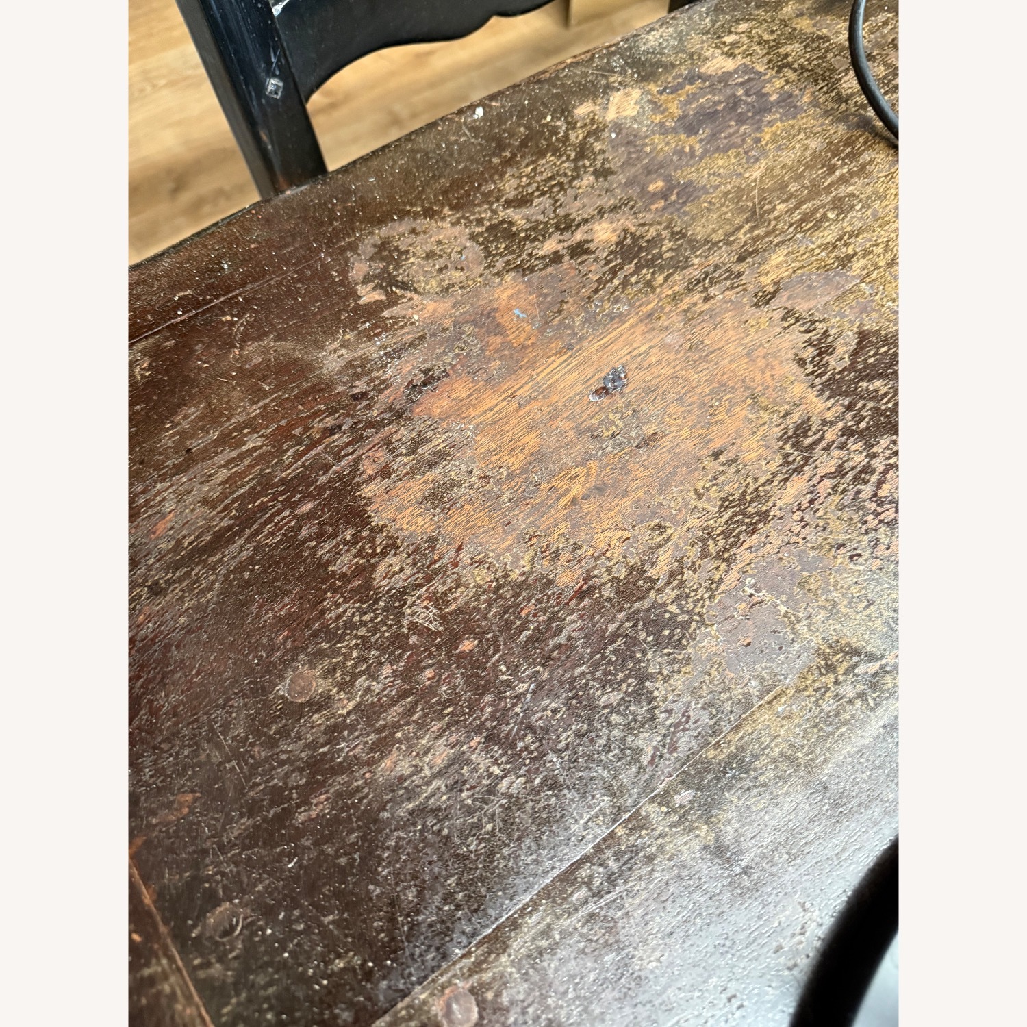 Black Wood Dining Table - image-4