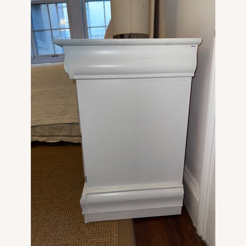 Used Vintage/Antique Finds White Wood Nightstand for sale on AptDeco