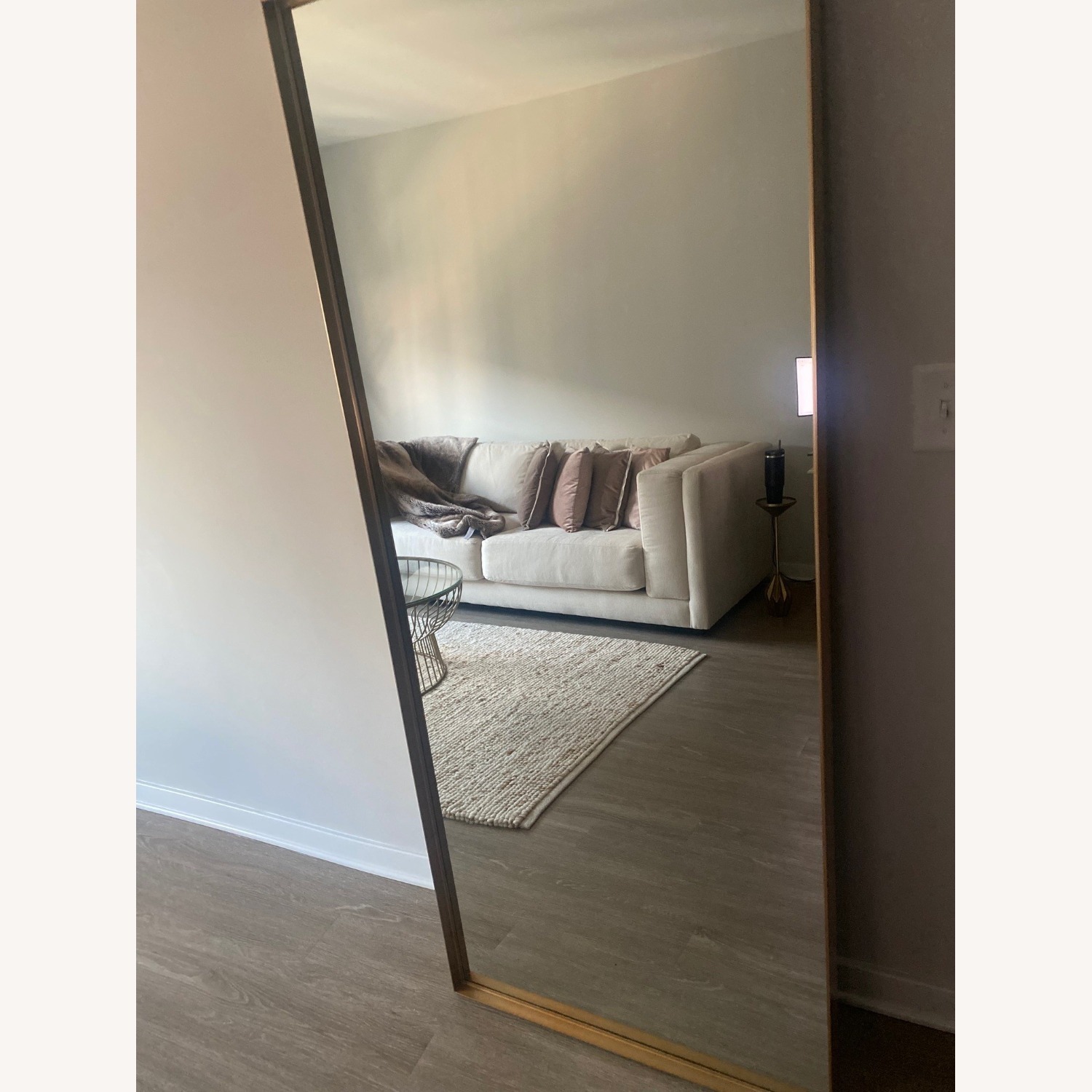 Metal Frame Floor Mirror - image-3