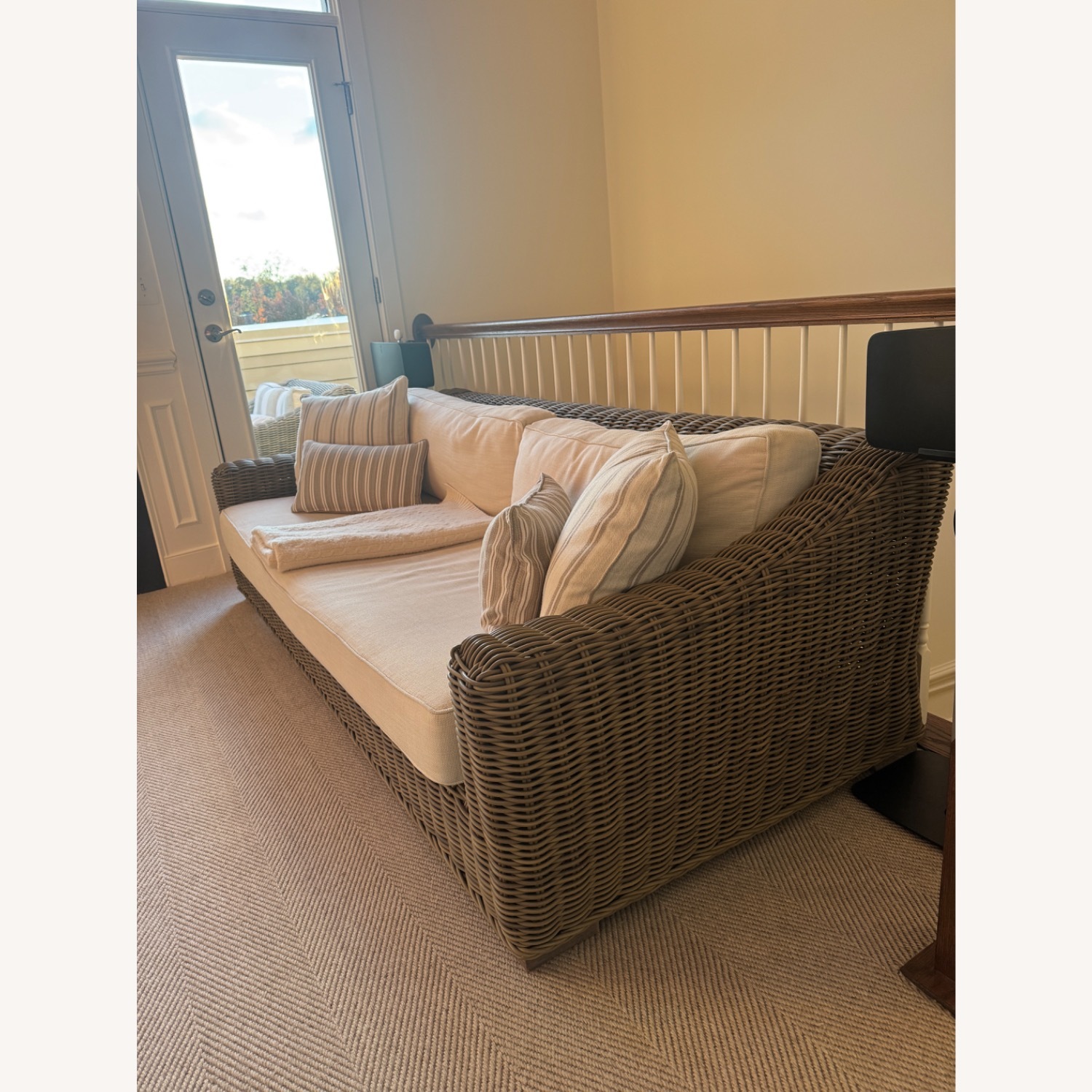 Restoration Hardware Natural 2 Seater Provence Sofa - image-2