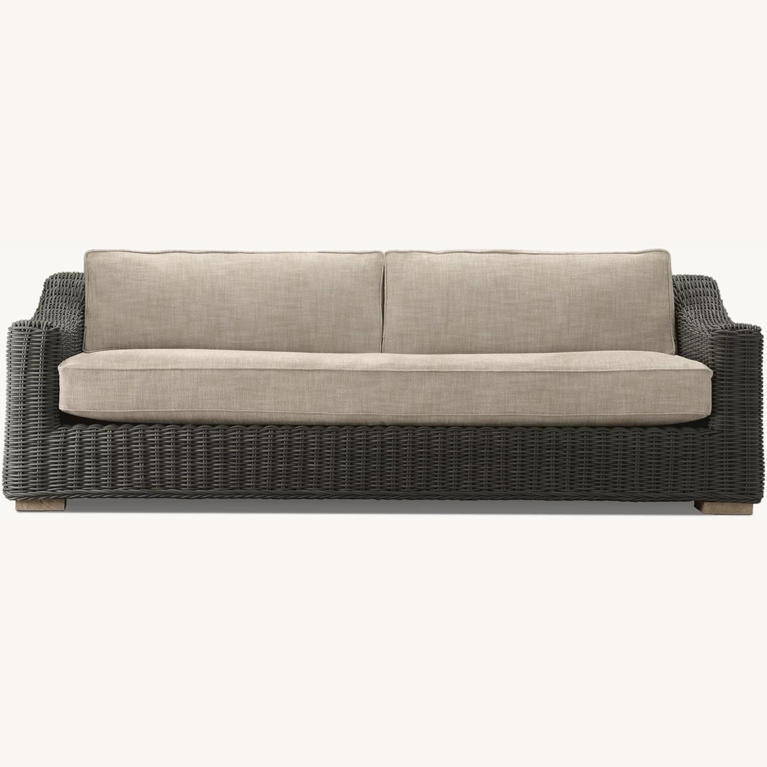 Restoration Hardware Natural 2 Seater Provence Sofa - image-0