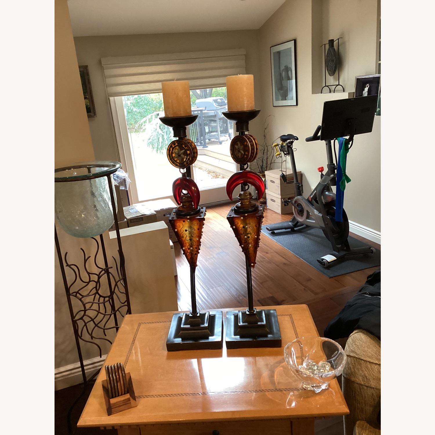 Glass Candle Holder - image-3