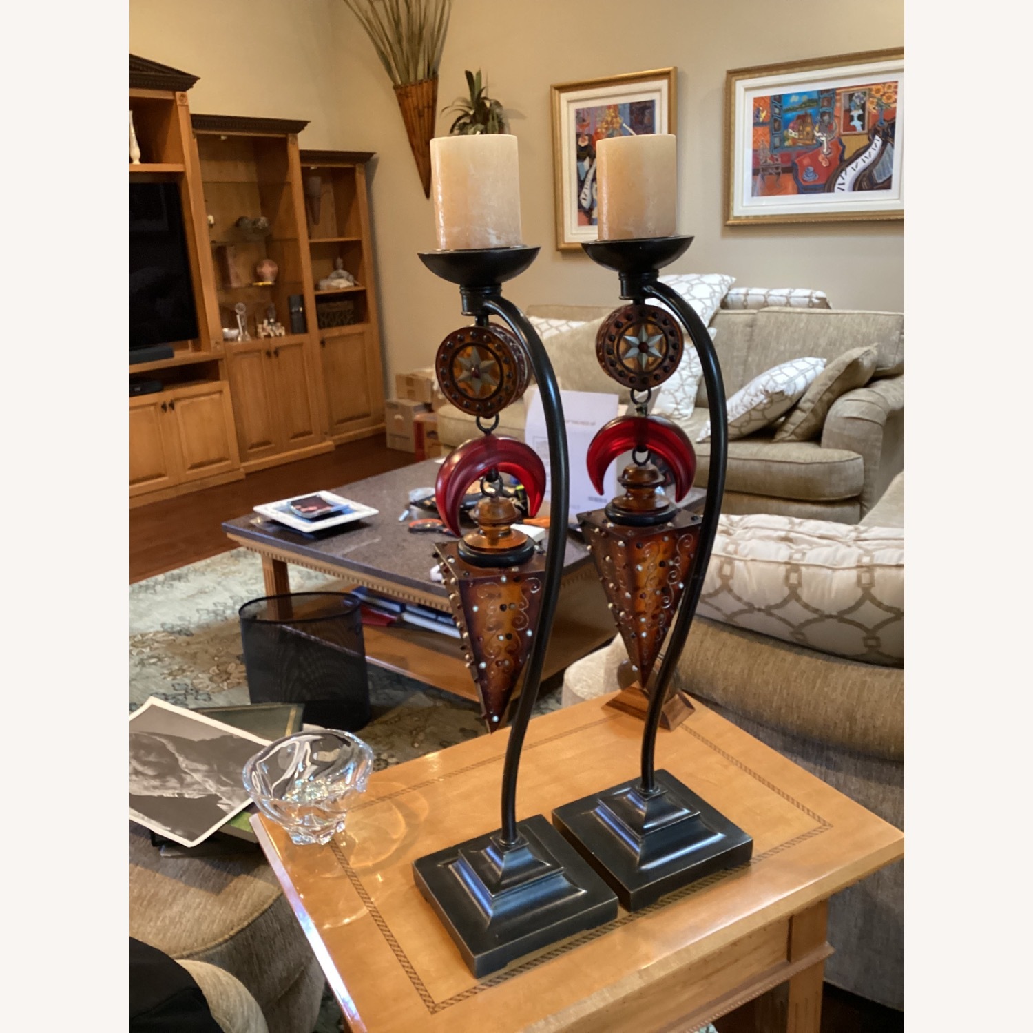 Glass Candle Holder - image-2