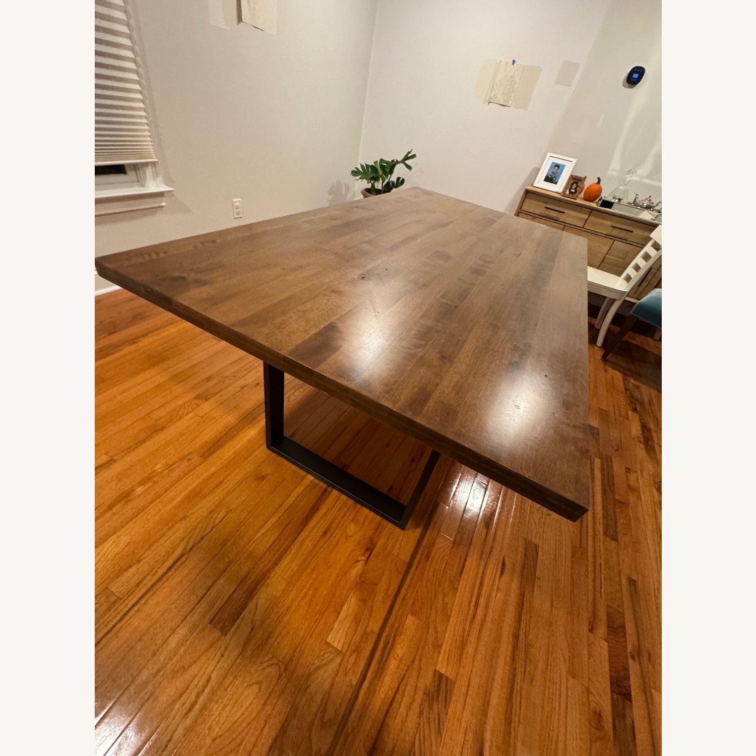 Arhaus Dark Brown Wood Dining Table - image-1