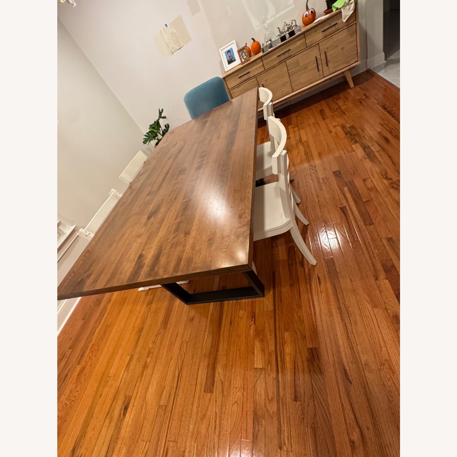 Arhaus Dark Brown Wood Dining Table - image-6