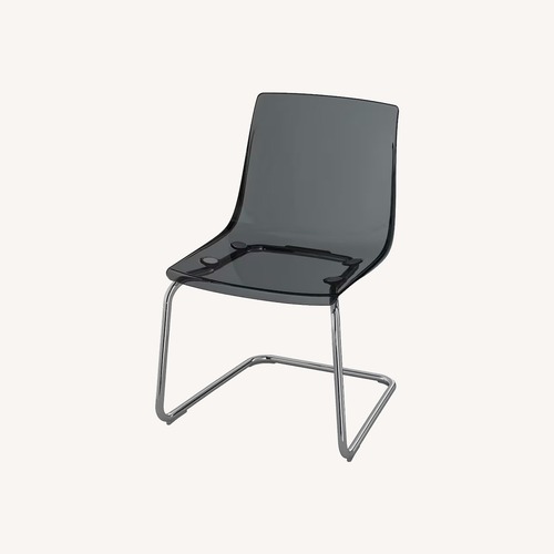 Used IKEA Tobias Dining Chairs Grey x4 for sale on AptDeco