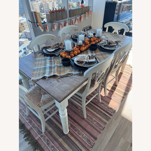 Used Pottery Barn Faye Dining Table for sale on AptDeco