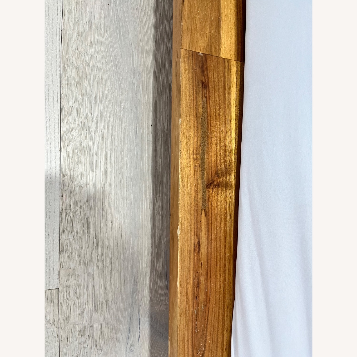 CB2 Drommen Acacia Bed - image-3