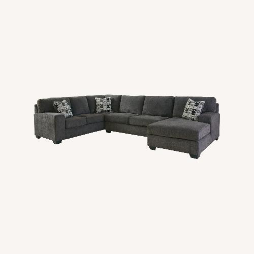 Used Ashley Furniture Dark Gray 3+ Piece Sectional for sale on AptDeco