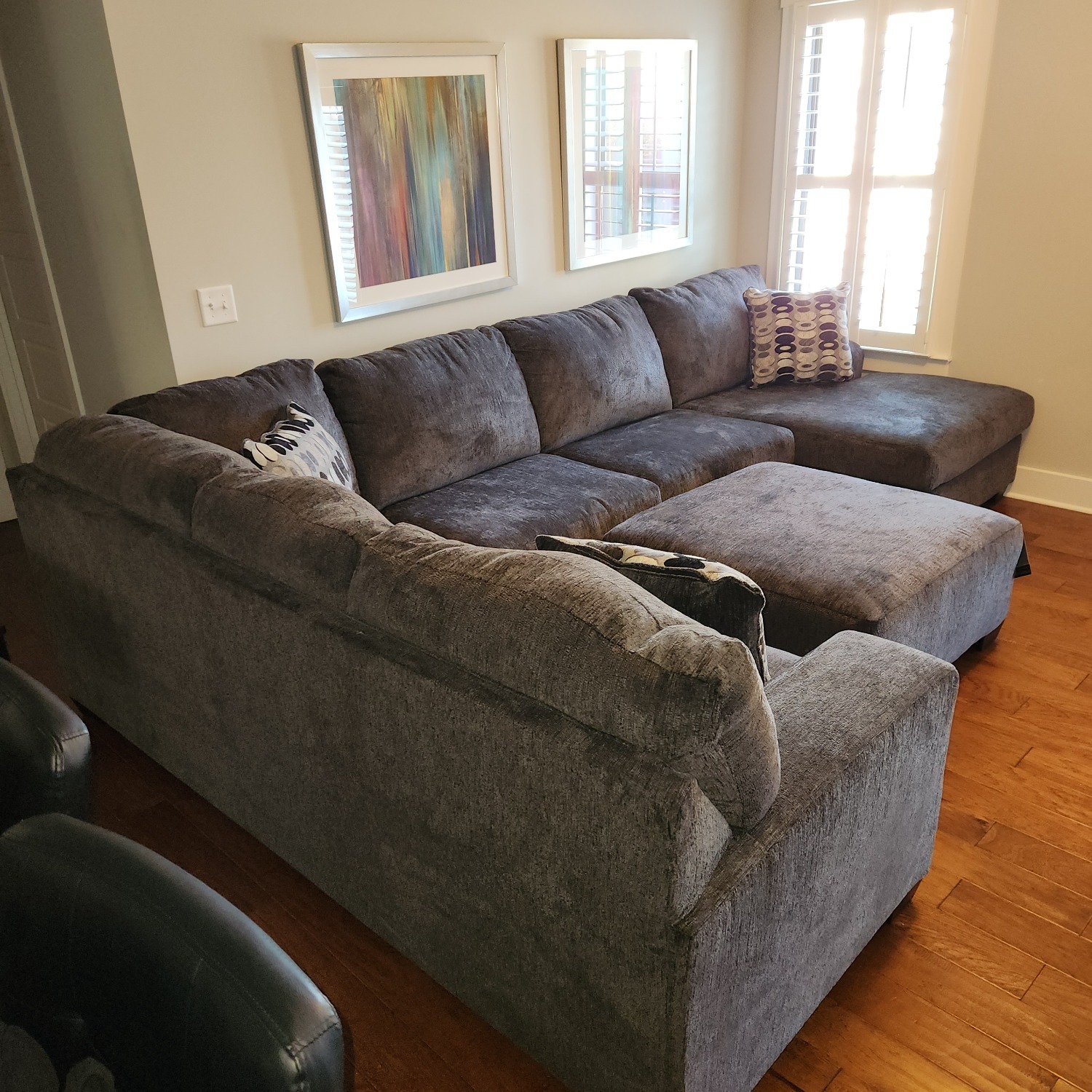 Ashley Furniture Dark Gray 3+ Piece Sectional - image-3