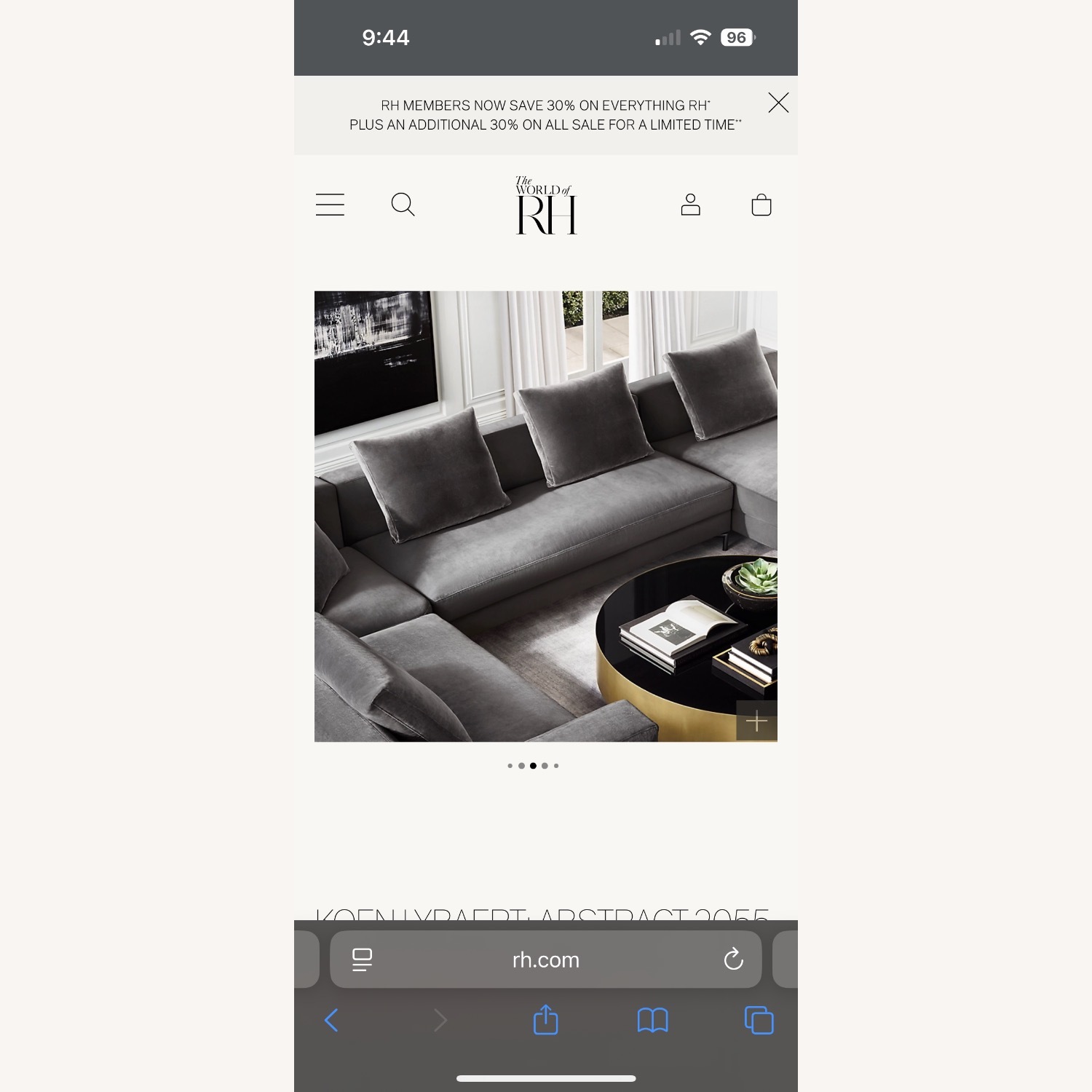 Restoration Hardware Black Wall Art - image-3