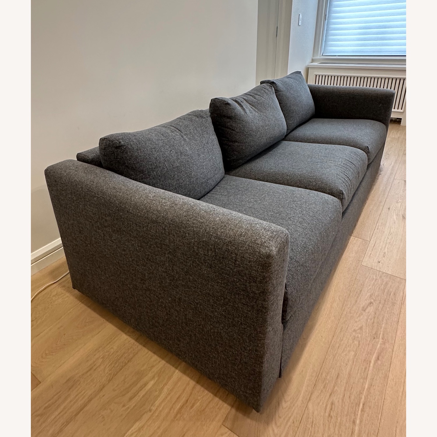 IKEA Dark Gray Fabric 3+ Seater Sofa - image-3