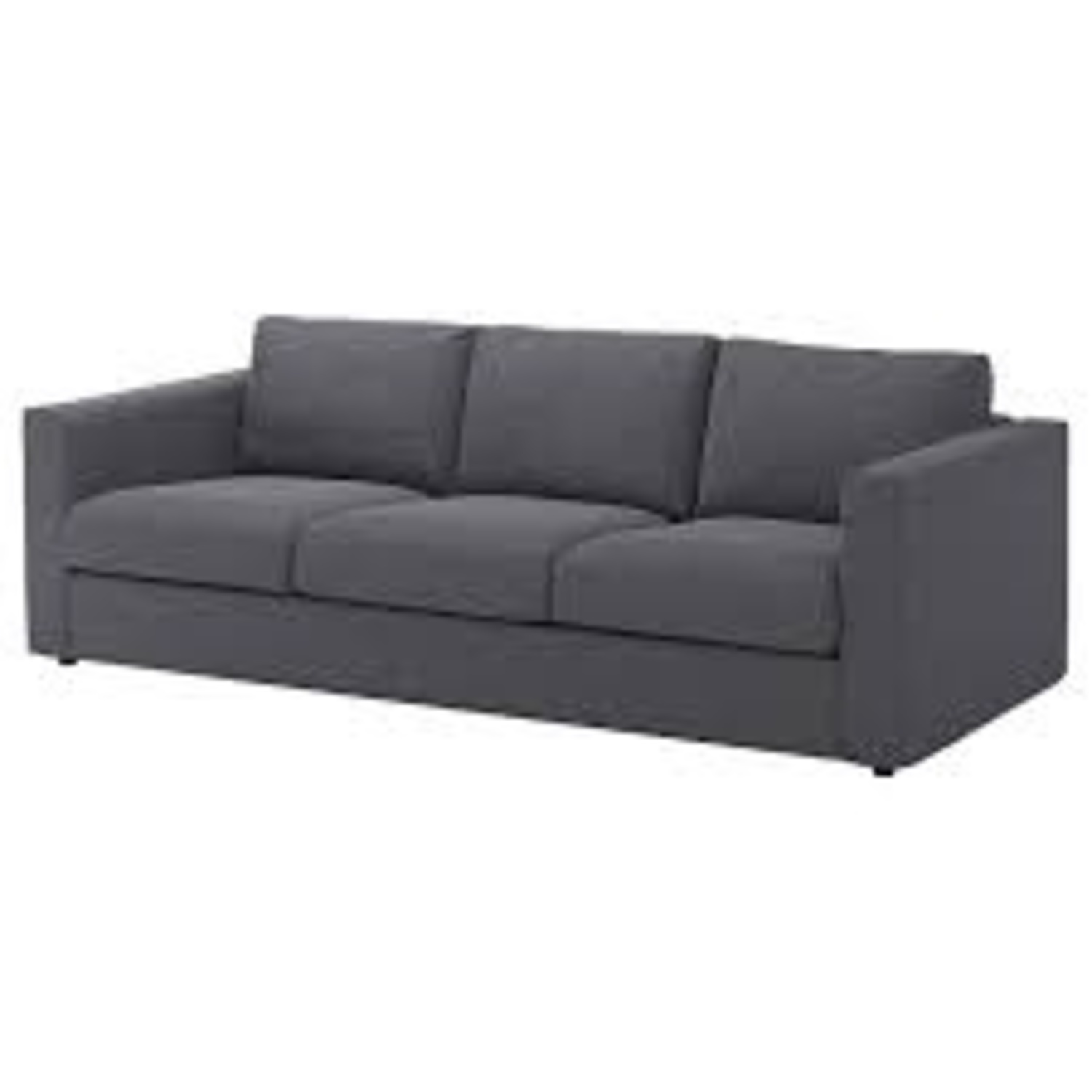 IKEA Dark Gray Fabric 3+ Seater Sofa - image-5