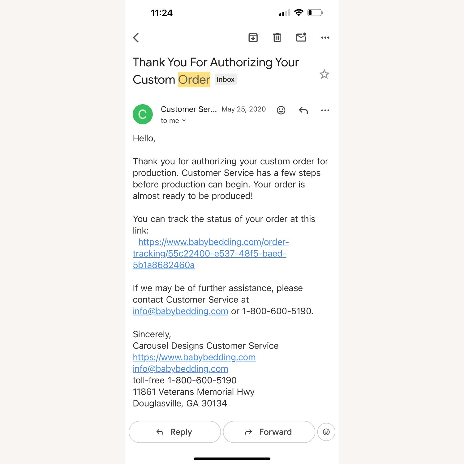 Custom Boy Nursery Blue and Grey Blackout Curtains - image-7