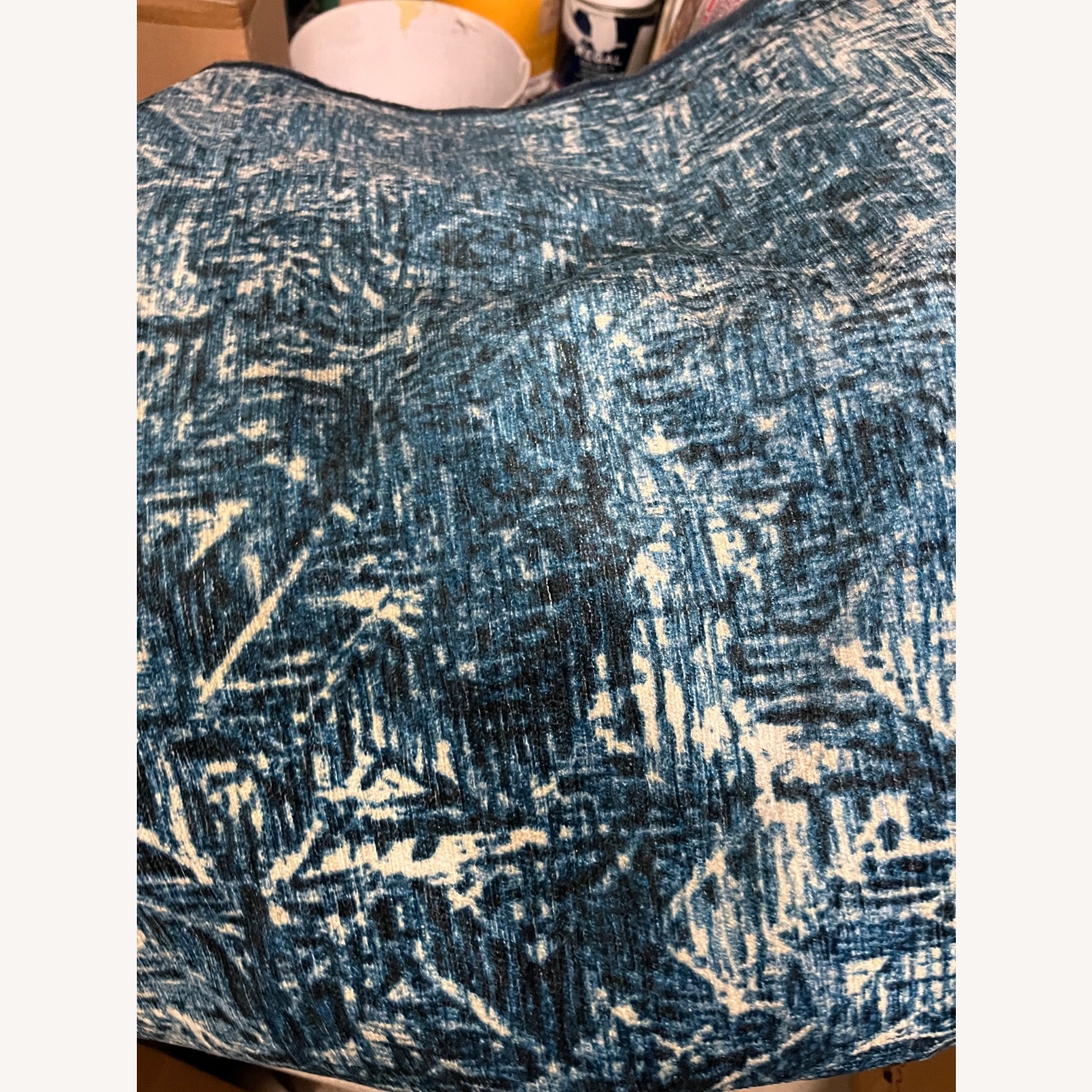 Ruggable “Herringbone Batik Ocean Blue” 8x10 - image-5