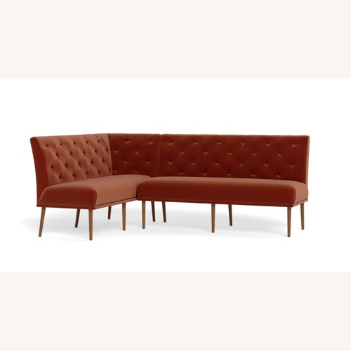 Used Dorian Upholstered Left Banquette for sale on AptDeco
