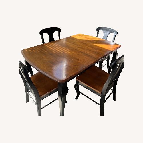 Used Vintage/Antique Dark Brown Dining Set for sale on AptDeco