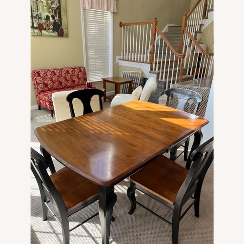 Used Vintage/Antique Dark Brown Dining Set for sale on AptDeco